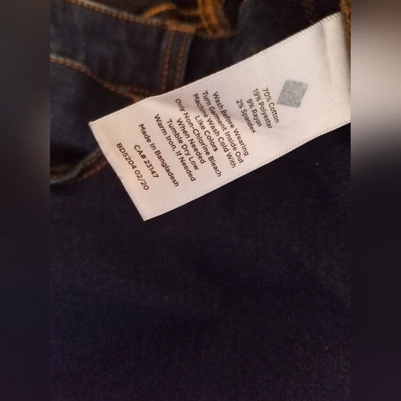 Talbots Simply Flattering Jegging Jeans Dark Blue Size 14 - Picture 11 of 16